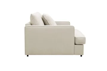 Rossita lyx Ekstra dyp Lenestol - Beige Stoff - Møbler - Stoler - Lenestoler