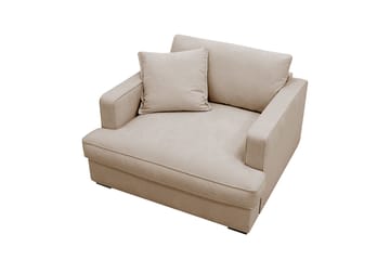 Rossita lyx Ekstra dyp Lenestol - Beige Stoff - Møbler - Stoler - Lenestoler