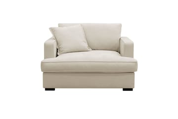 Rossita lyx Ekstra dyp Lenestol - Beige Stoff - Møbler - Stoler - Lenestoler