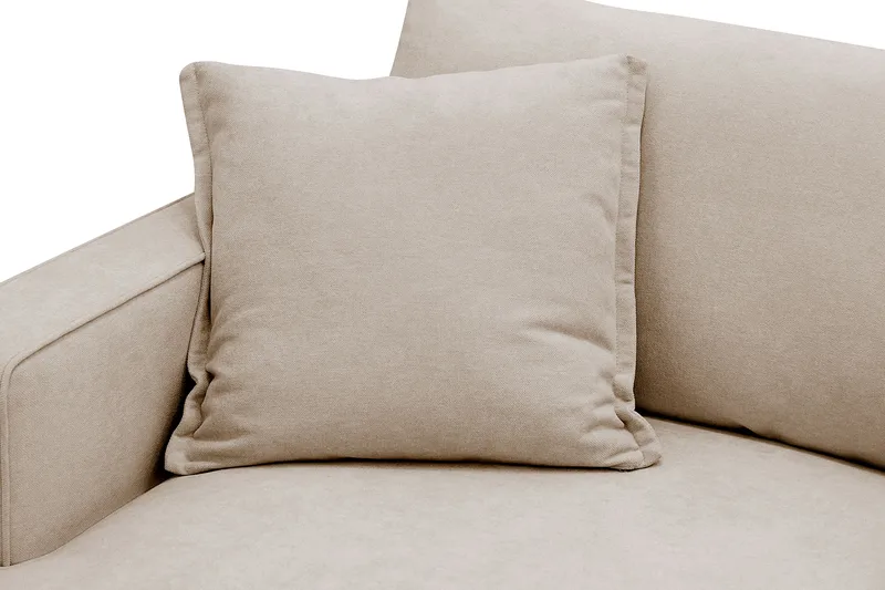 Rossita lyx Ekstra dyp Lenestol - Beige Stoff - Møbler - Stoler - Lenestoler