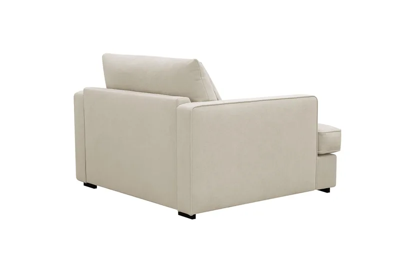 Rossita lyx Ekstra dyp Lenestol - Beige Stoff - Møbler - Stoler - Lenestoler