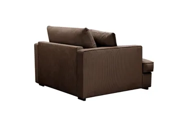 Rossita lyx Ekstra dyp Lenestol - Brun Kordfløyel - Møbler - Stoler - Lenestoler