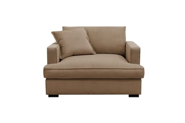 Rossita lyx Ekstra dyp Lenestol - Brun Kordfløyel - Møbler - Stoler - Lenestoler