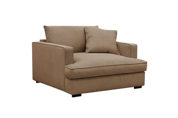 Rossita lyx Ekstra dyp Lenestol - Brun Kordfløyel - Møbler - Stoler - Lenestoler