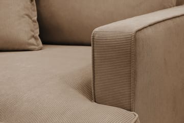 Rossita lyx Ekstra dyp Lenestol - Brun Kordfløyel - Møbler - Stoler - Lenestoler