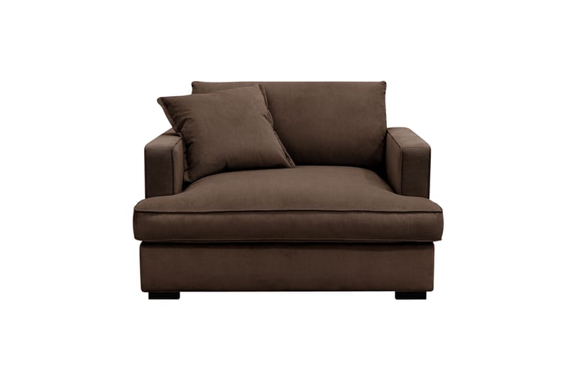 Rossita lyx Ekstra dyp Lenestol - Brun Kordfløyel - Møbler - Stoler - Lenestoler