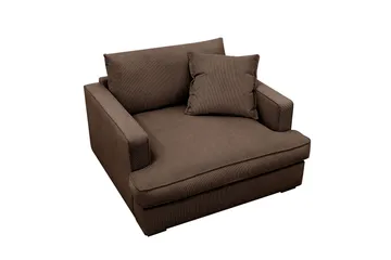 Rossita lyx Ekstra dyp Lenestol - Brun Kordfløyel - Møbler - Stoler - Lenestoler