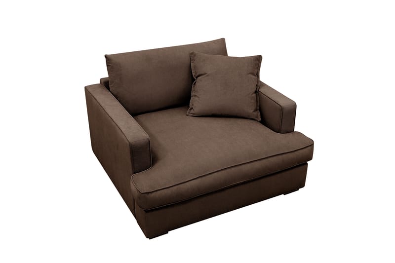 Rossita lyx Ekstra dyp Lenestol - Brun Kordfløyel - Møbler - Stoler - Lenestoler