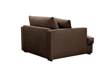 Rossita lyx Ekstra dyp Lenestol - Brun Kordfløyel - Møbler - Stoler - Lenestoler