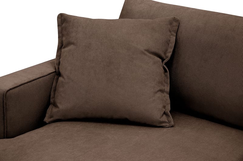 Rossita lyx Ekstra dyp Lenestol - Brun Kordfløyel - Møbler - Stoler - Lenestoler