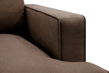 Rossita lyx Ekstra dyp Lenestol - Brun Kordfløyel - Møbler - Stoler - Lenestoler