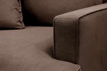 Rossita lyx Ekstra dyp Lenestol - Brun Kordfløyel - Møbler - Stoler - Lenestoler