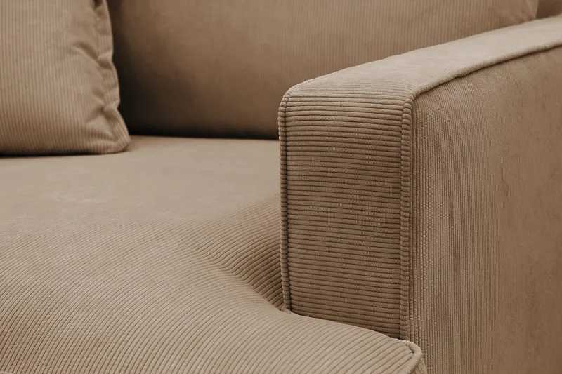 Rossita lyx Ekstra dyp Lenestol - Brun Kordfløyel - Møbler - Stoler - Lenestoler