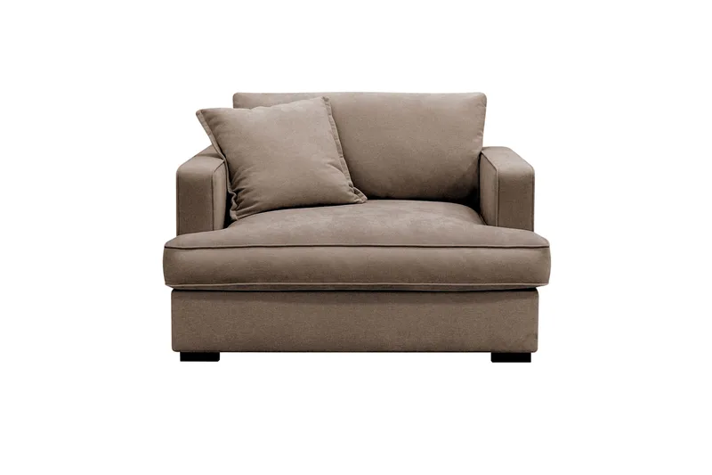 Rossita lyx Ekstra dyp Lenestol, Brun Stoff