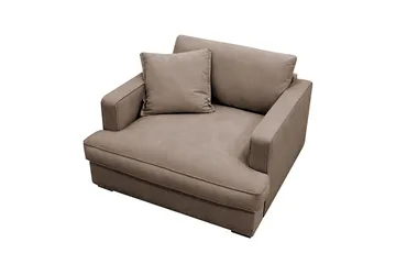 Rossita lyx Ekstra dyp Lenestol - Brun Stoff - Møbler - Stoler - Lenestoler