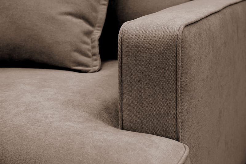 Rossita lyx Ekstra dyp Lenestol - Brun Stoff - Møbler - Stoler - Lenestoler