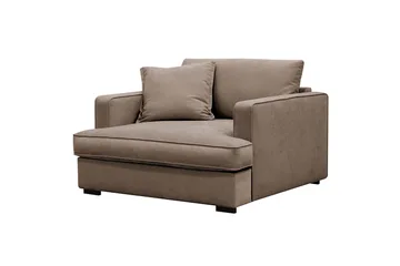 Rossita lyx Ekstra dyp Lenestol - Brun Stoff - Møbler - Stoler - Lenestoler