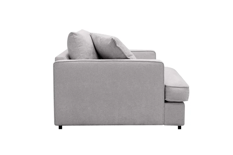 Rossita lyx Ekstra dyp Lenestol - Grå Chenille - Møbler - Stoler - Lenestoler