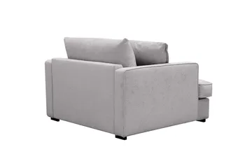 Rossita lyx Ekstra dyp Lenestol - Grå Chenille - Møbler - Stoler - Lenestoler