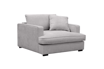 Rossita lyx Ekstra dyp Lenestol - Grå Chenille - Møbler - Stoler - Lenestoler