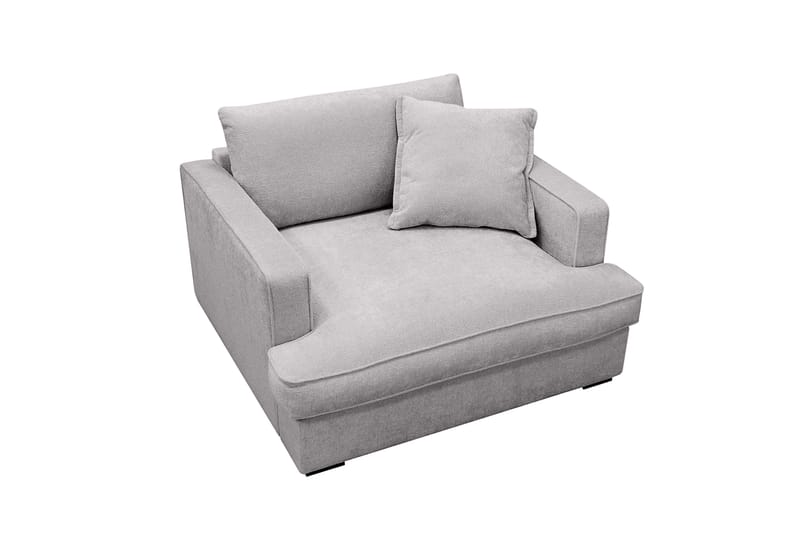 Rossita lyx Ekstra dyp Lenestol - Grå Chenille - Møbler - Stoler - Lenestoler