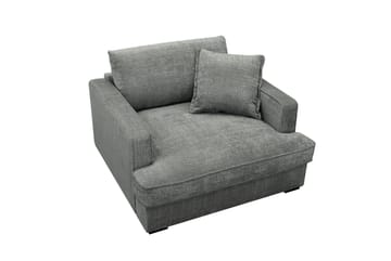 Rossita lyx Ekstra dyp Lenestol - Grå Chenille - Møbler - Stoler - Lenestoler