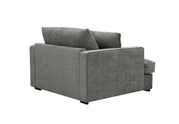 Rossita lyx Ekstra dyp Lenestol - Grå Chenille - Møbler - Stoler - Lenestoler