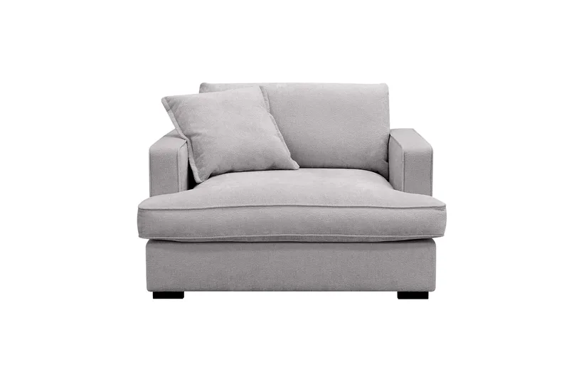 Rossita lyx Ekstra dyp Lenestol, Grå Chenille