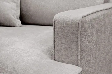 Rossita lyx Ekstra dyp Lenestol - Grå/Brun Chenille - Møbler - Stoler - Lenestoler