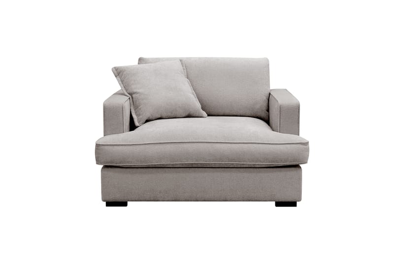 Rossita lyx Ekstra dyp Lenestol - Grå/Brun Chenille - Møbler - Stoler - Lenestoler