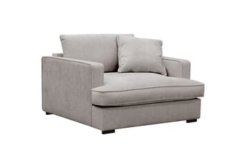 Rossita lyx Ekstra dyp Lenestol - Grå/Brun Chenille - Møbler - Stoler - Lenestoler