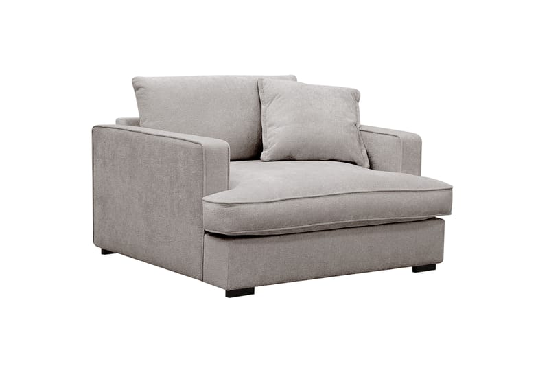 Rossita lyx Ekstra dyp Lenestol - Grå/Brun Chenille - Møbler - Stoler - Lenestoler