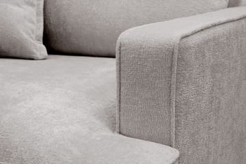 Rossita lyx Ekstra dyp Lenestol - Grå/Brun Chenille - Møbler - Stoler - Lenestoler