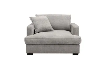 Rossita lyx Ekstra dyp Lenestol - Lysegrå Chenille - Møbler - Stoler - Lenestoler