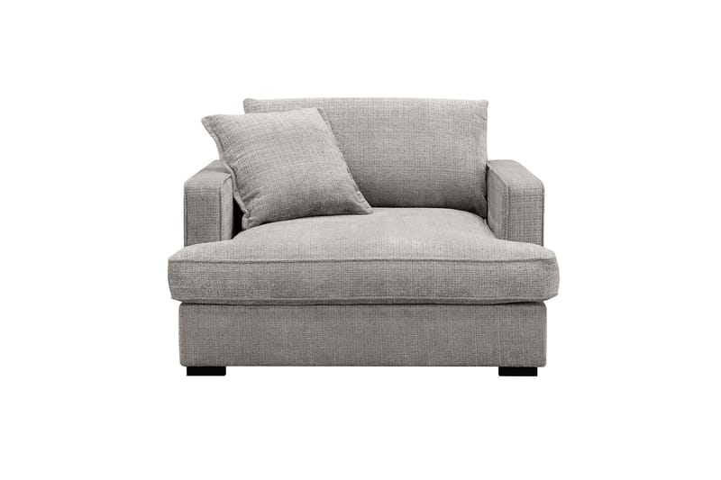 Rossita lyx Ekstra dyp Lenestol - Lysegrå Chenille - Møbler - Stoler - Lenestoler