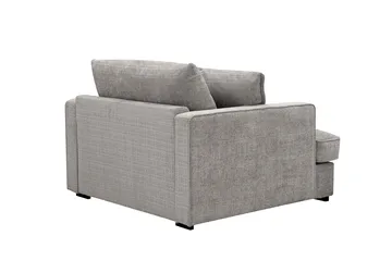 Rossita lyx Ekstra dyp Lenestol - Lysegrå Chenille - Møbler - Stoler - Lenestoler