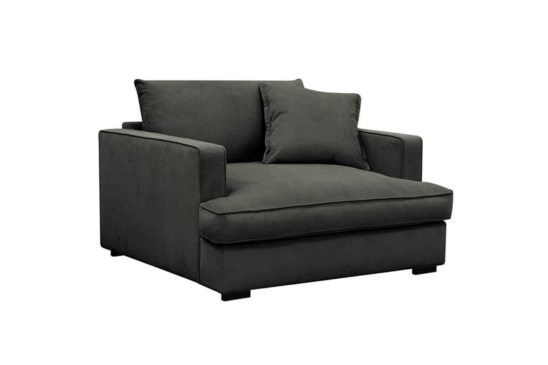 Rossita lyx Ekstra dyp Lenestol - Mørk grønn Kordfløyel - Møbler - Stoler - Lenestoler