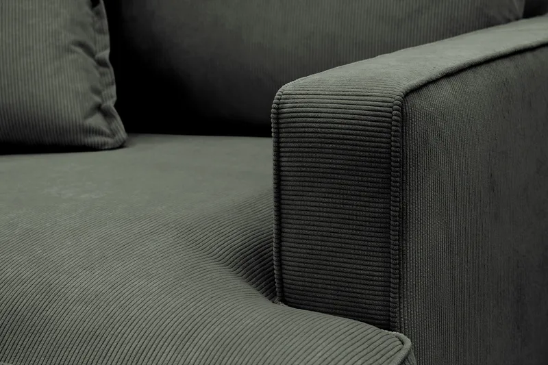 Rossita lyx Ekstra dyp Lenestol - Mørk grønn Kordfløyel - Møbler - Stoler - Lenestoler