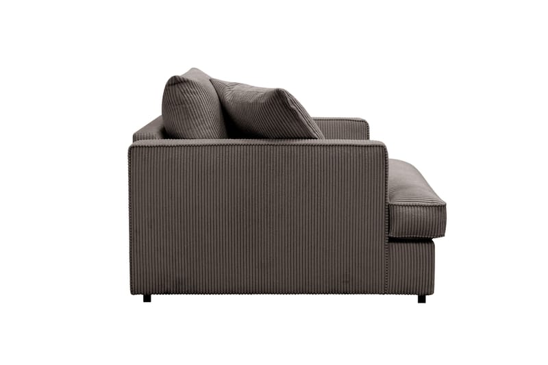 Rossita lyx Ekstra dyp Lenestol - Mørkegrå Kordfløyel - Møbler - Stoler - Lenestoler