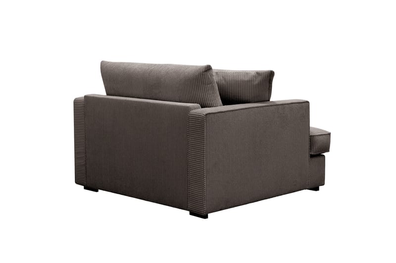 Rossita lyx Ekstra dyp Lenestol - Mørkegrå Kordfløyel - Møbler - Stoler - Lenestoler