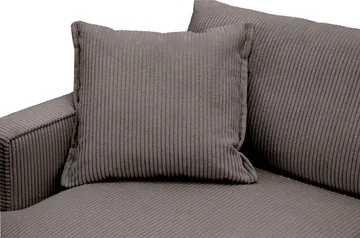 Rossita lyx Ekstra dyp Lenestol - Mørkegrå Kordfløyel - Møbler - Stoler - Lenestoler