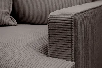 Rossita lyx Ekstra dyp Lenestol - Mørkegrå Kordfløyel - Møbler - Stoler - Lenestoler