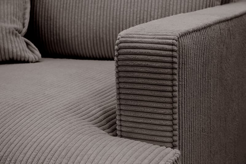 Rossita lyx Ekstra dyp Lenestol - Mørkegrå Kordfløyel - Møbler - Stoler - Lenestoler