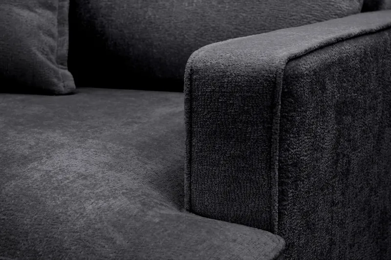 Rossita lyx Ekstra dyp Lenestol - Svart Chenille - Møbler - Stoler - Lenestoler