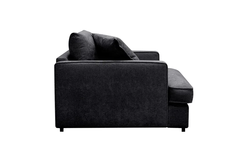 Rossita lyx Ekstra dyp Lenestol - Svart Chenille - Møbler - Stoler - Lenestoler