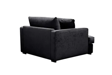 Rossita lyx Ekstra dyp Lenestol - Svart Chenille - Møbler - Stoler - Lenestoler