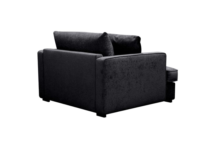 Rossita lyx Ekstra dyp Lenestol - Svart Chenille - Møbler - Stoler - Lenestoler