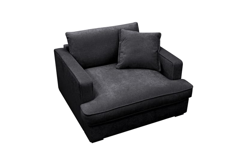 Rossita lyx Ekstra dyp Lenestol - Svart Chenille - Møbler - Stoler - Lenestoler