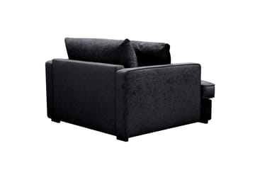 Rossita lyx Ekstra dyp Lenestol - Svart Chenille - Møbler - Stoler - Lenestoler