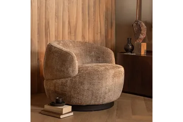 Rotasjon lenestol Ullaktig - Sand - Møbler - Stoler - Lenestoler